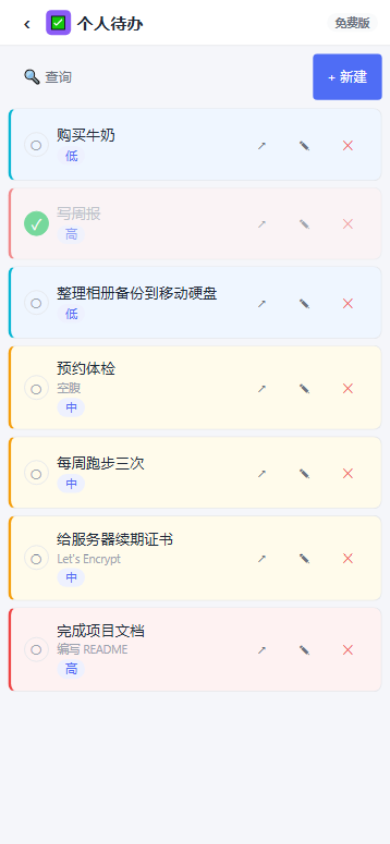 Tasks
